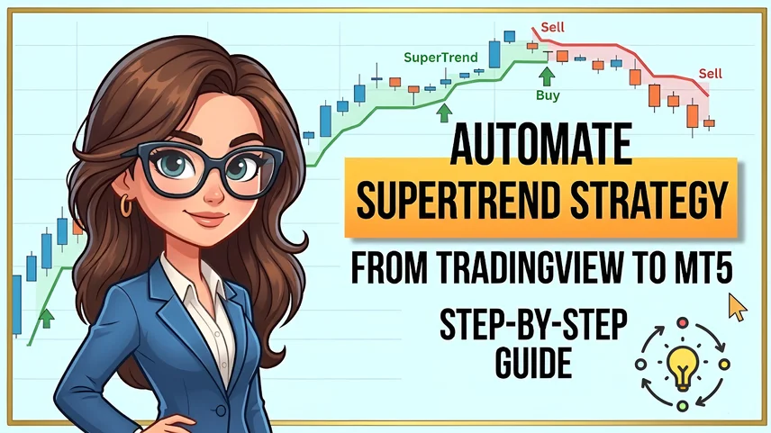 Automate SuperTrend Strategy from TradingView to MT5