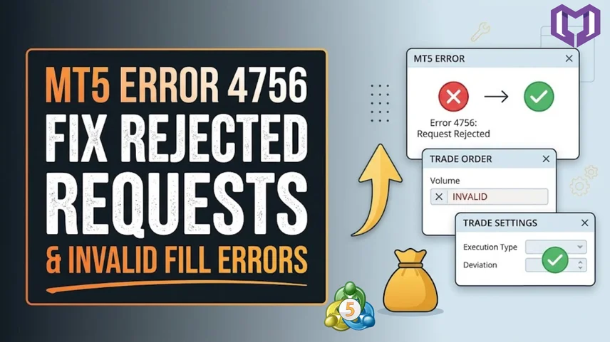 MT5 Error 4756: How to Fix Request Rejected & Invalid Fill Errors