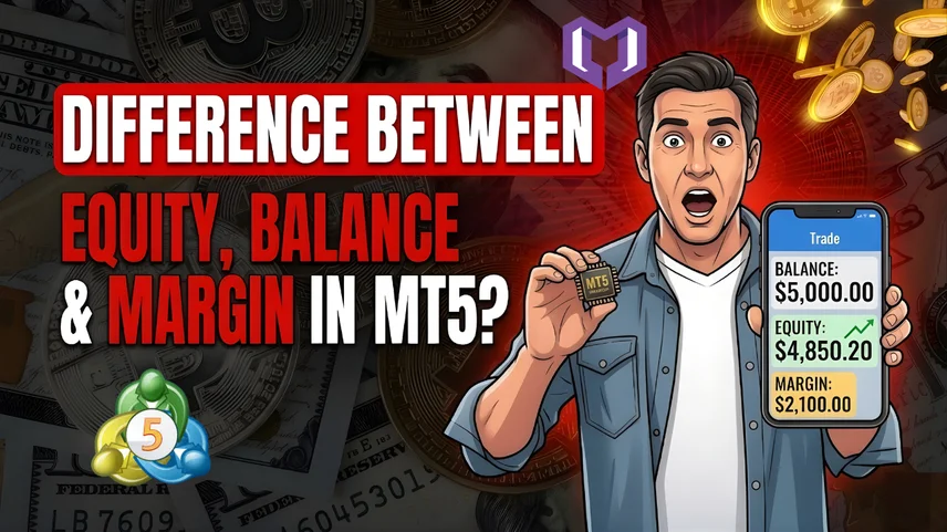 Difference Between Equity, Balance and Margin in MT5