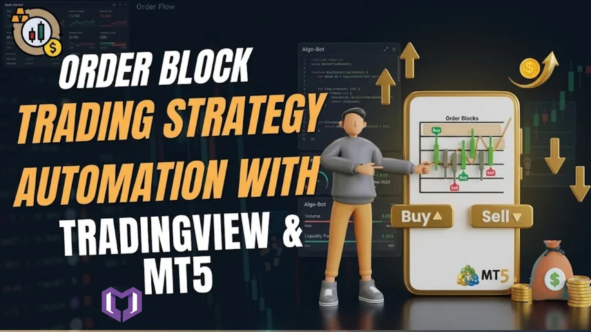 Order Block Trading Strategy Automation with TradingView & MT5